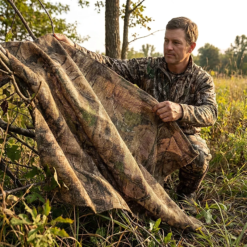 Game Winner 12 ft x 54 in Burlap Blind Material