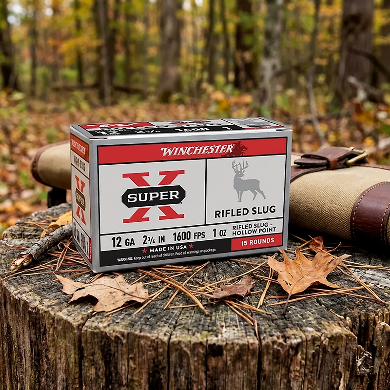 Winchester Smooth Bore 12 Gauge Rifled Slugs - 15 Rounds