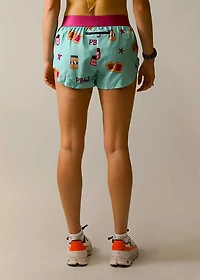 ChicknLegs Women's PB&J Split Shorts 1.5