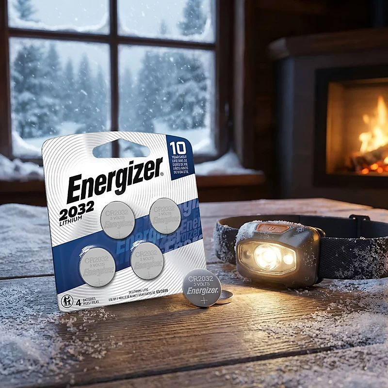 Energizer® CR2032 Zero Mercury Batteries 4-Pack