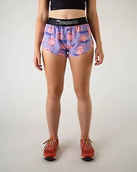 ChicknLegs Women's Piggies Split Shorts 1.5
