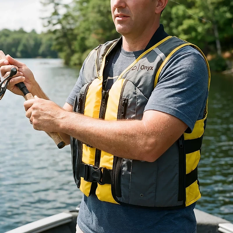 Onyx Outdoor Deluxe Fishing Life Jacket