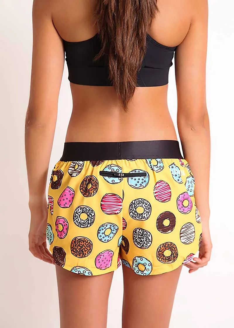ChicknLegs Women's Salty Donuts Split Shorts 1.5