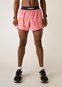 Chicknlegs Men's Pink Bananas Half Split Shorts 4