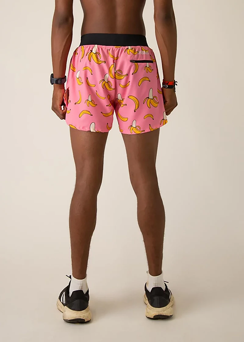Chicknlegs Men's Pink Bananas Half Split Shorts 4