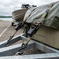 CargoLoc 8' Camo Ratchet Tie-Downs 2-Pack