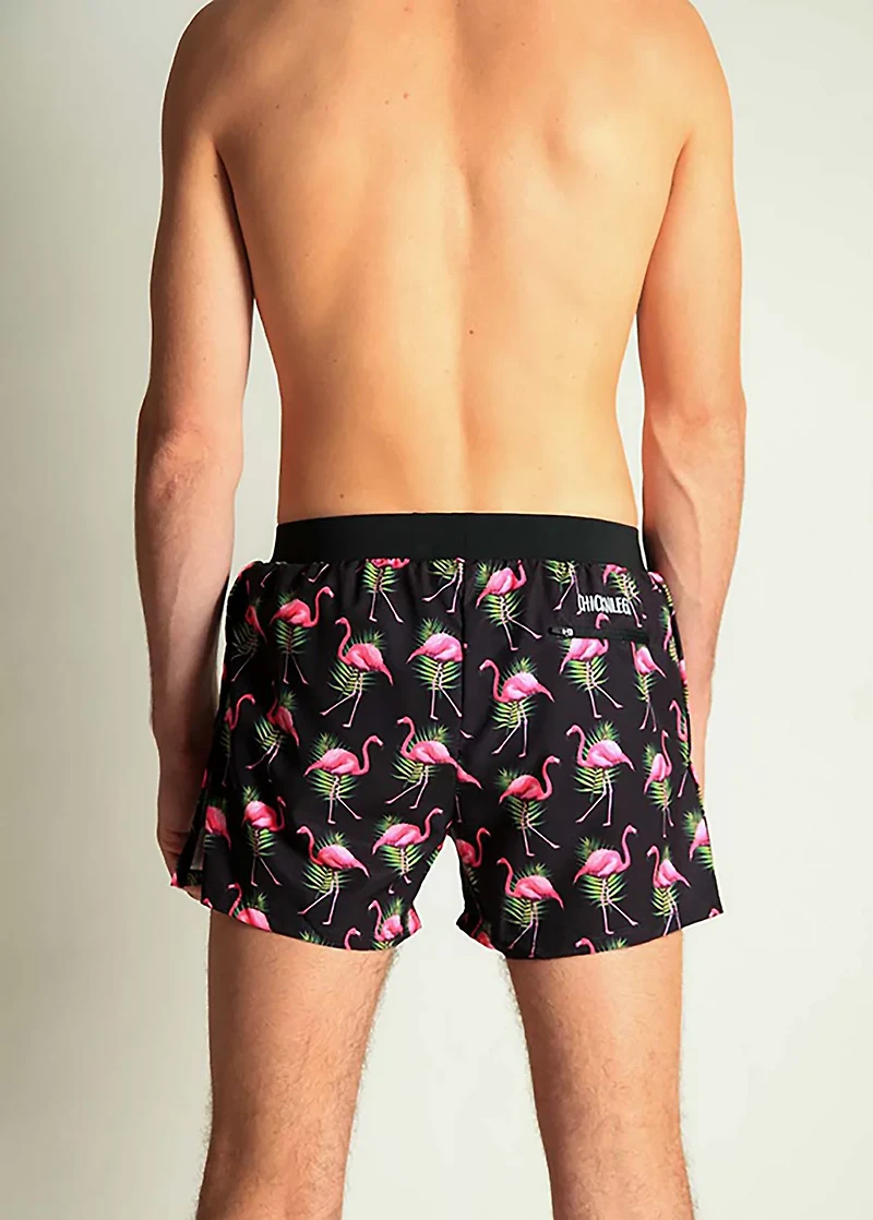 Chicknlegs Men's Flamingo Half Split Shorts 4