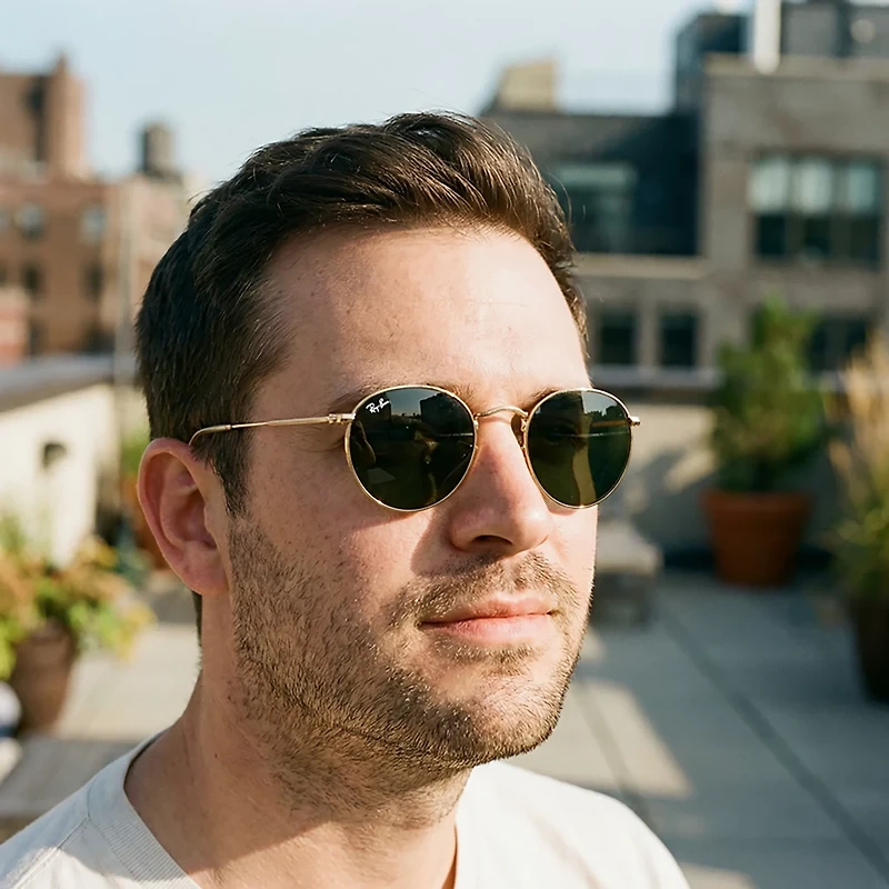 Ray-Ban Round Metal Sunglasses