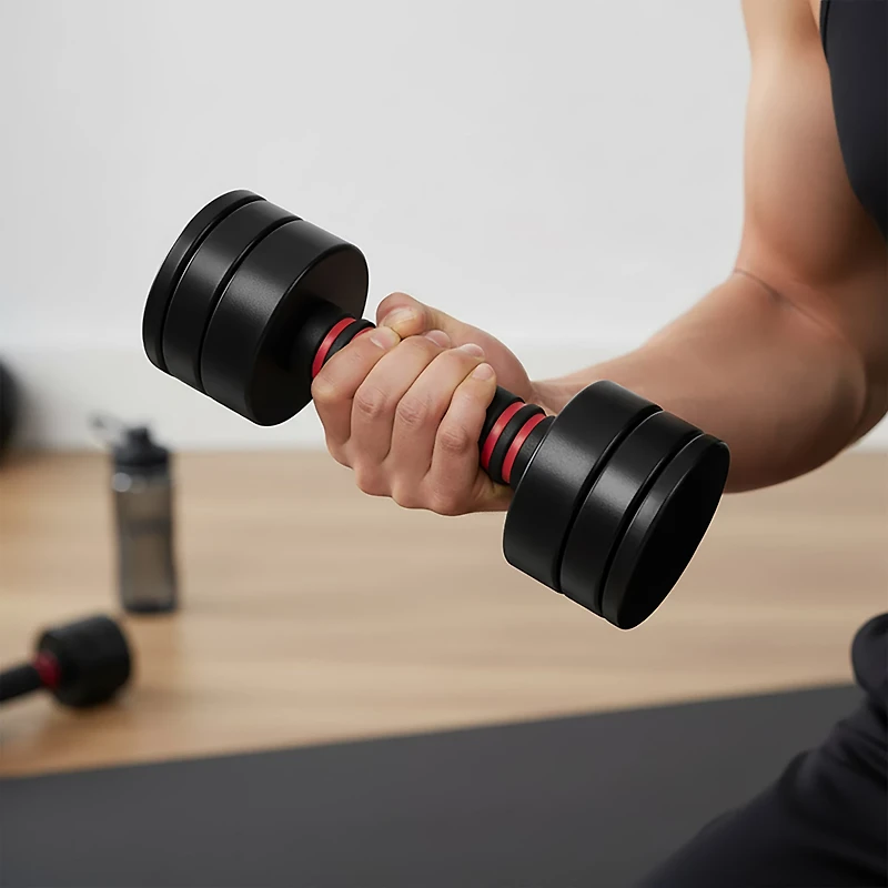 CAP Barbell 30lb Vinyl Adjustable Pair Dumbbell Set