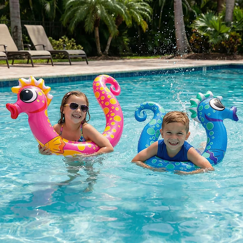 Poolmaster Inflatable Sea Horse Noodles 2-Pack