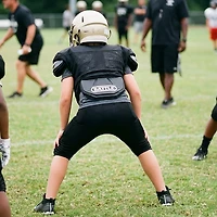 Battle Youth Football Back Plate