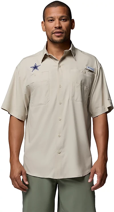 Columbia Sportswear Men's Dallas Cowboys PFG Tamiami Fishing Shirt