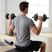 CAP Barbell 40 lb Cast Iron Dumbbell Set