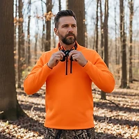 Magellan Outdoors Men's HuntGear Crockett 1/4 Zip Long Sleeve Pullover
