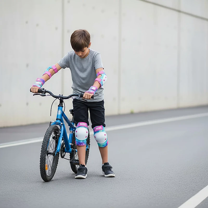 RIZE Kids' Tie Dye Elbow and Knee Pad Set