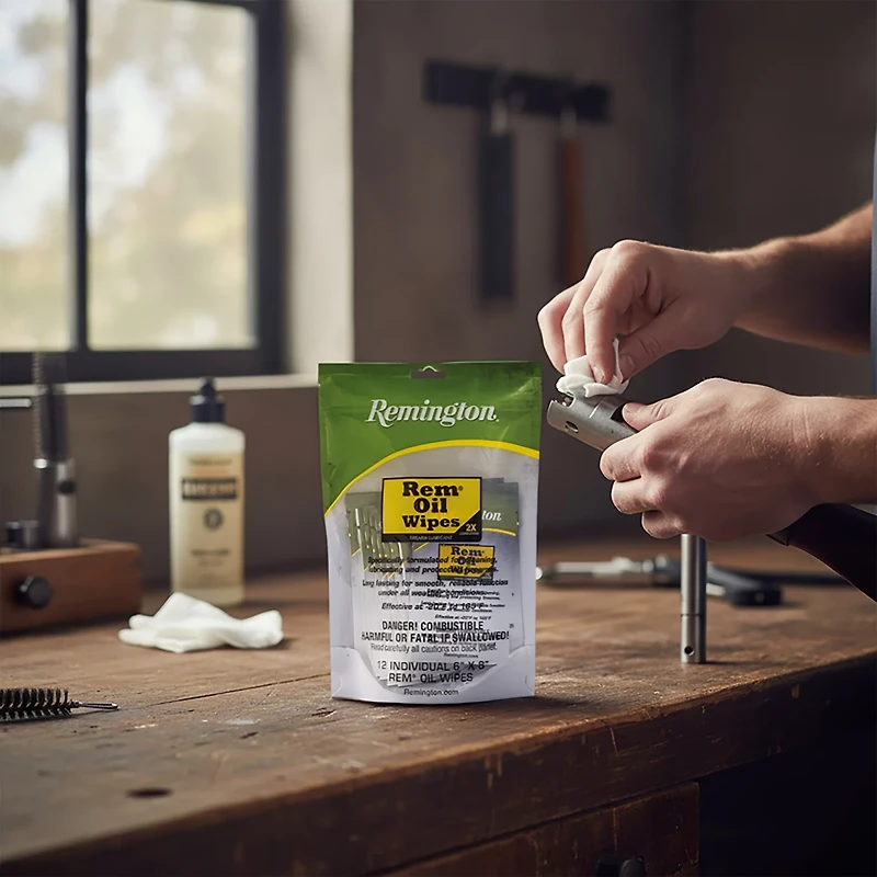 Remington Oil Wipes 12-Pack