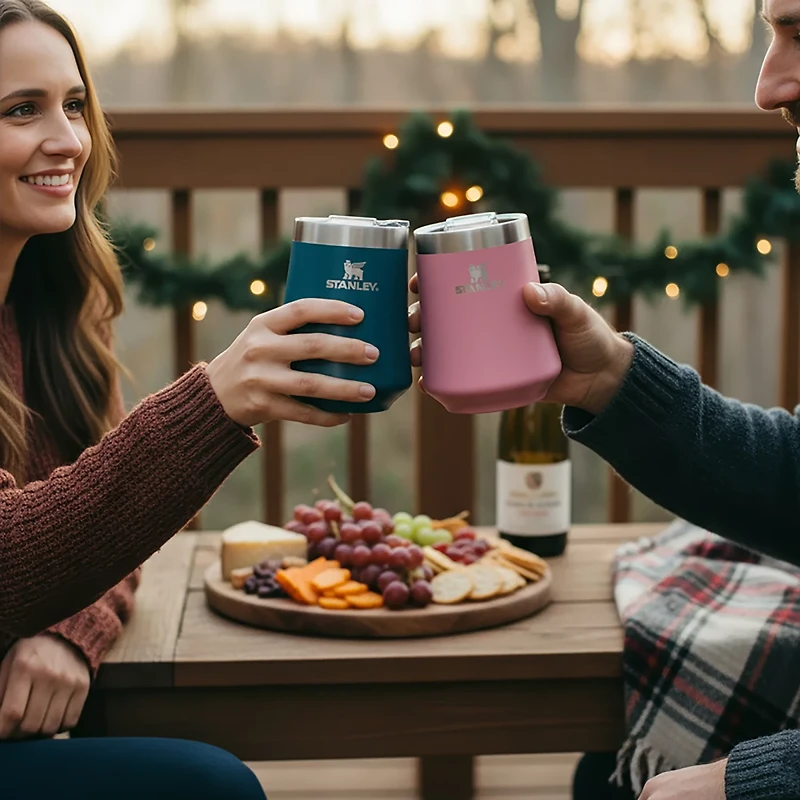 Stanley Reserve Holiday Hideaway 11 oz. Wine Tumblers 2-Pack