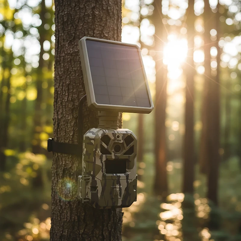 Moultrie Edge Single with Solar Cellular MP Trail Camera
