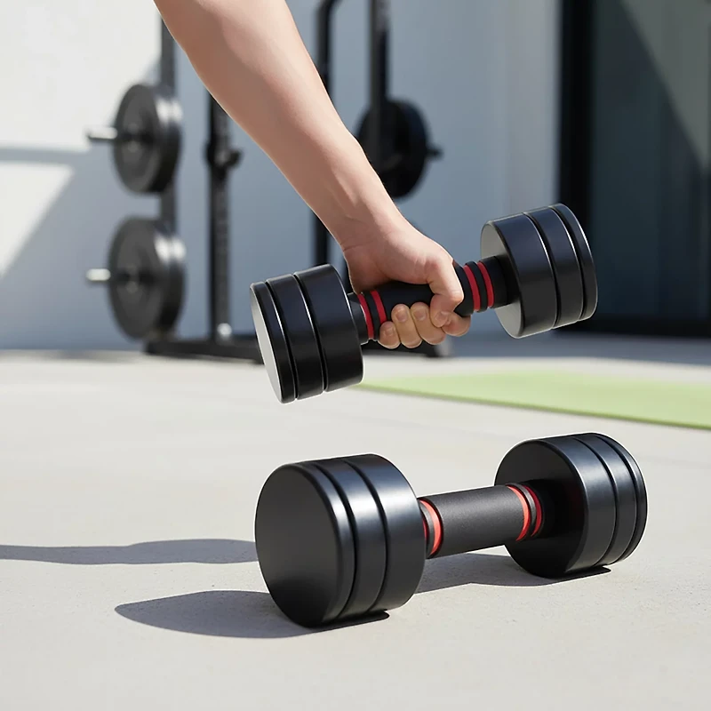 CAP Barbell 30lb Vinyl Adjustable Pair Dumbbell Set
