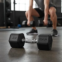 CAP Barbell Coated Hex Dumbbell- Single
