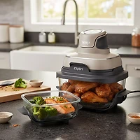 Ninja Crispi 4-in-1 Portable Glass Air Fryer Cooking System
