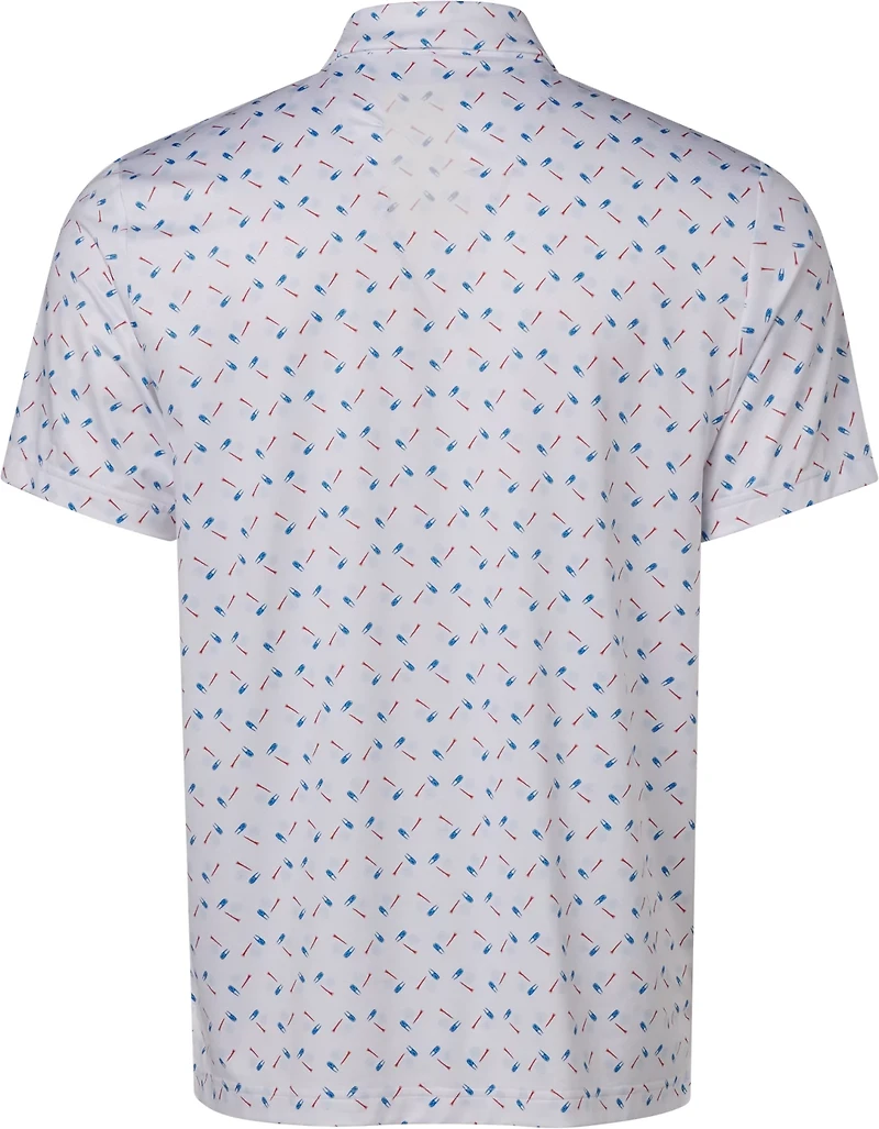 PGA TOUR Men's Golf Gear Novelty Polo Shirt