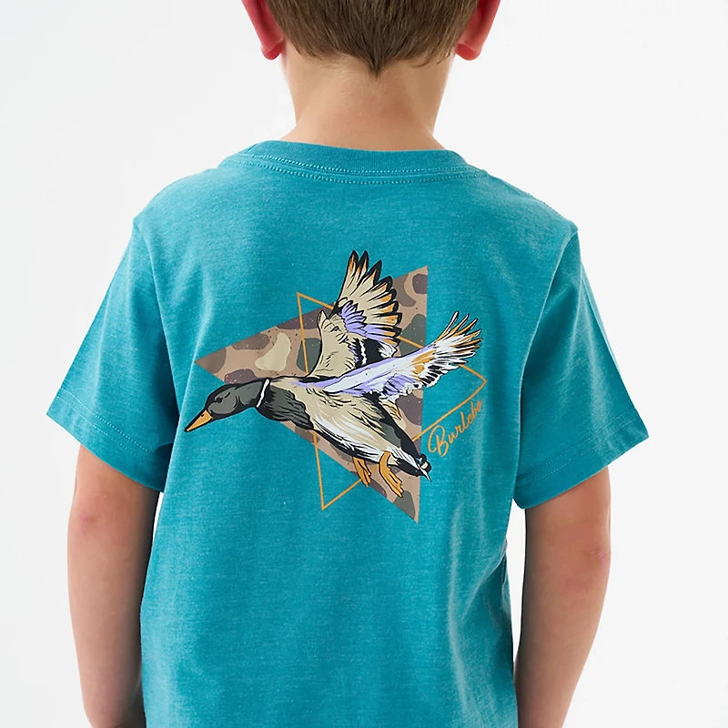 BURLEBO Boys' Pintail Diving Duck T-shirt