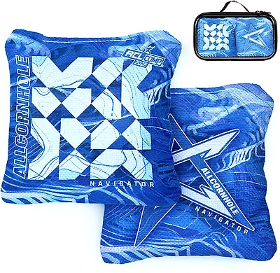 American Cornhole League Comp Blue Navigator Cornhole Bags