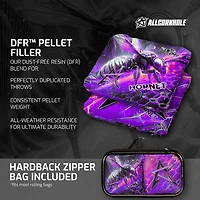 American Cornhole League Comp Bag Purple Hornet Bags