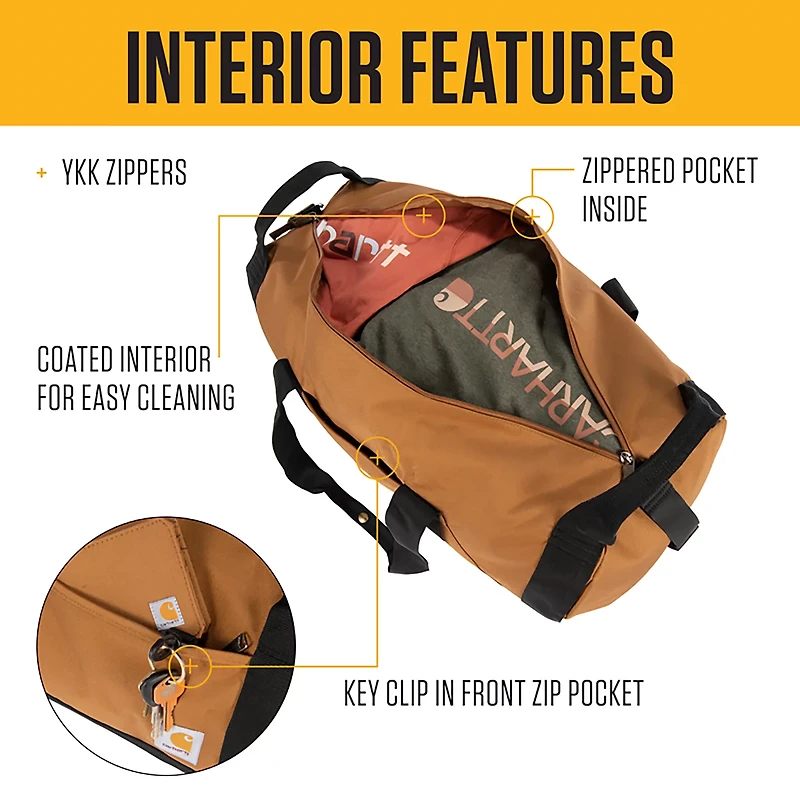Carhartt 40 L Classic Round Duffel Bag