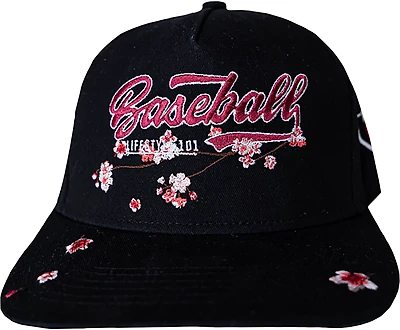Baseball Lifestyle 101 Men's Cherry Blossoms Snapback Hat