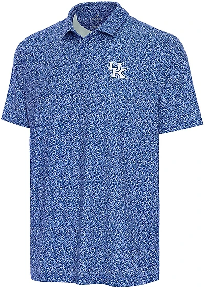 Antigua Men's Kentucky Wildcats Botanic Polo Shirt
