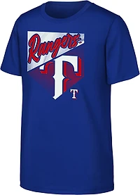Outerstuff Boys' Texas Rangers Prime Plate Graphic T-shirt
