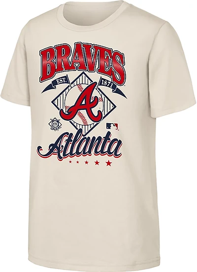Outerstuff Boys' Atlanta Braves Triple Hit Graphic T-shirt