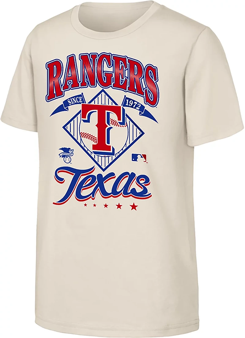 Outerstuff Boys' Texas Rangers Triple Hit Graphic T-shirt