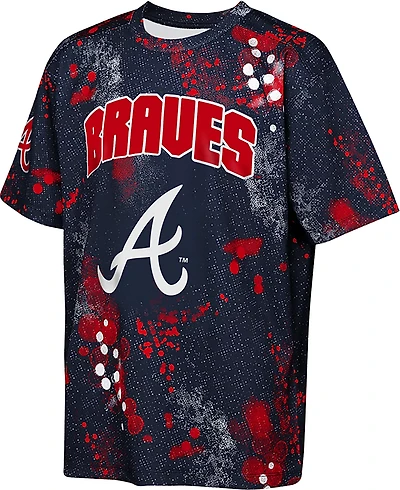 Outerstuff Boys' Atlanta Braves Stadium Lights Sublimation Graphic T-shirt