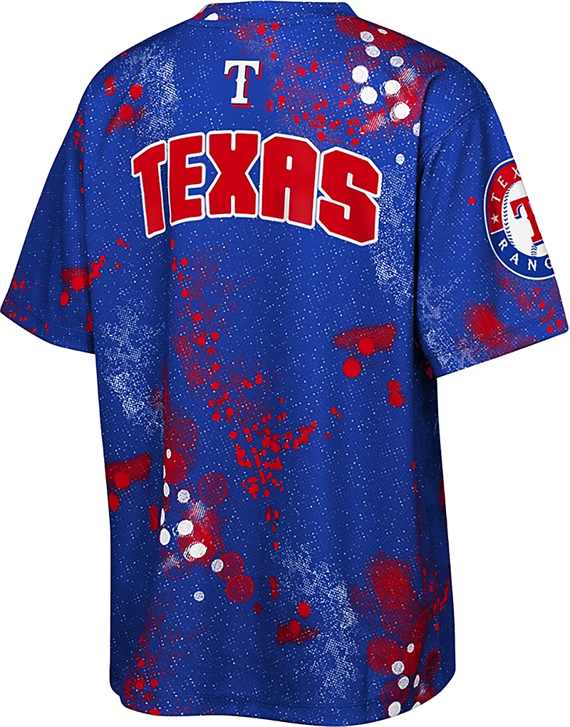 Outerstuff Boys' Texas Rangers Stadium Lights Sublimation Graphic T-shirt