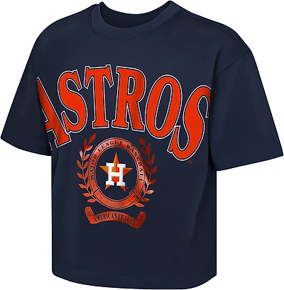 Outerstuff Girls' Houston Astros Can't Lose Boxy Graphic T-shirt