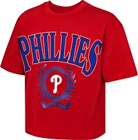 Outerstuff Girls' Philadelphia Phillies Can't Lose Boxy Graphic T-shirt