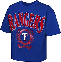 Outerstuff Girls' Texas Rangers Can't Lose Boxy Graphic T-shirt