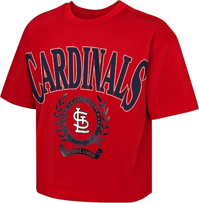 Outerstuff Girls' St. Louis Cardinals Can't Lose Boxy Graphic T-shirt
