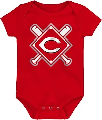 Outerstuff Infants' Cincinnati Reds Home Plate Creeper Set 3-Pack