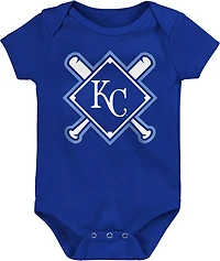 Outerstuff Infants' Kansas City Royals Home Plate Creeper Set 3-Pack