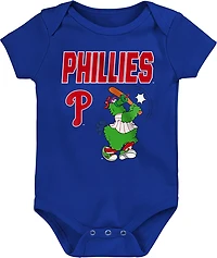 Outerstuff Infants' Philadelphia Phillies Home Plate Creeper Set 3-Pack