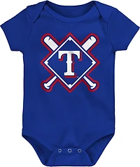 Outerstuff Infants' Texas Rangers Home Plate Creeper Set 3-Pack