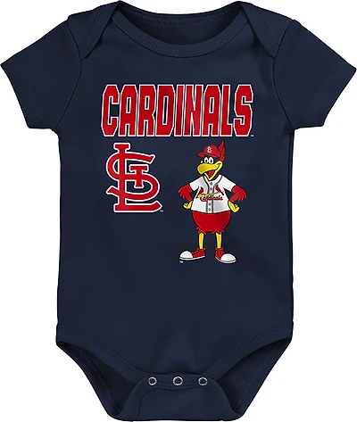 Outerstuff Infants' St. Louis Cardinals Home Plate Creeper Set 3-Pack