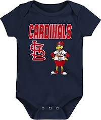 Outerstuff Infants' St. Louis Cardinals Home Plate Creeper Set 3-Pack