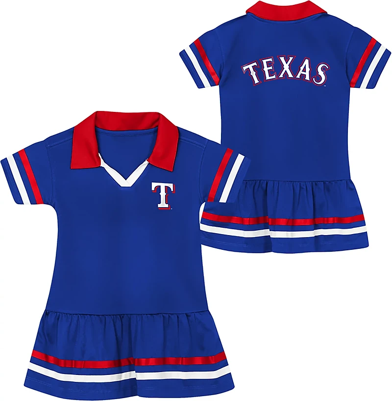 Outerstuff Toddler Girls' Texas Rangers BB Hit Fashion Dress