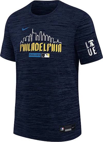 Nike Boys' Philadelphia Phillies City Connect AC Velocity Graphic T-shirt