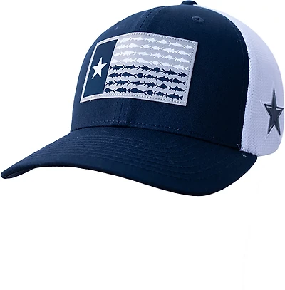 Columbia Sportswear Men's Dallas Cowboys PFG Texas Flag Mesh Fish Ball Cap